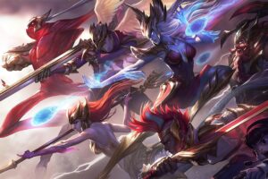 skt t1 ekko syndra nami olaf jhin zac lol splash art league of legends 1574100909