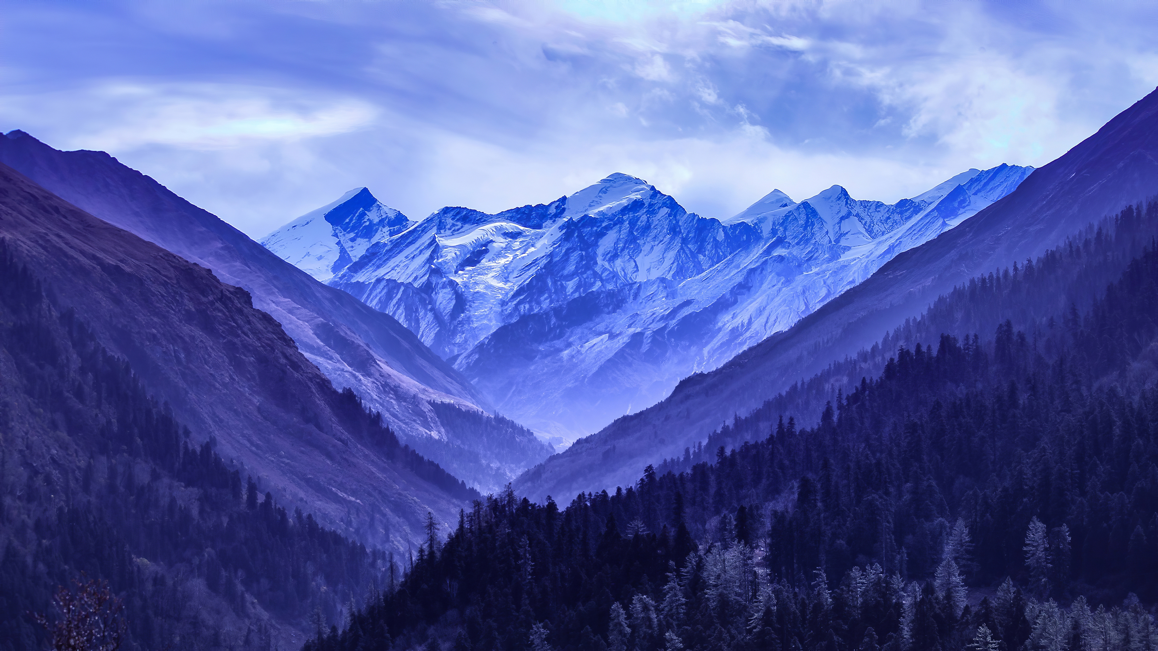 Snowy Blue Mountains