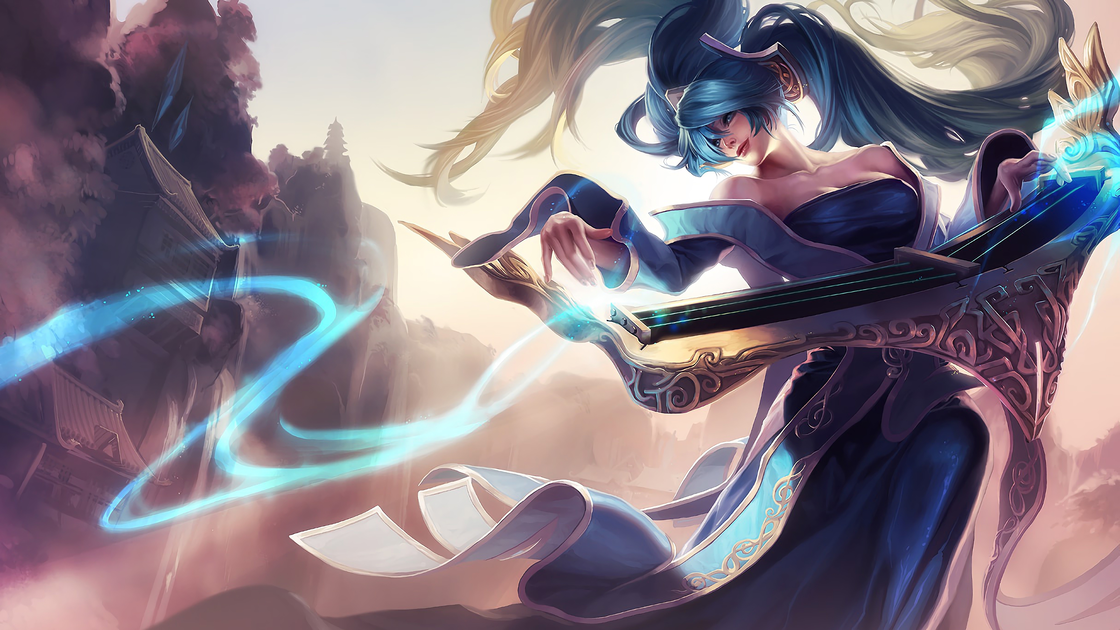 sona lol splash art league of legends 1574100792