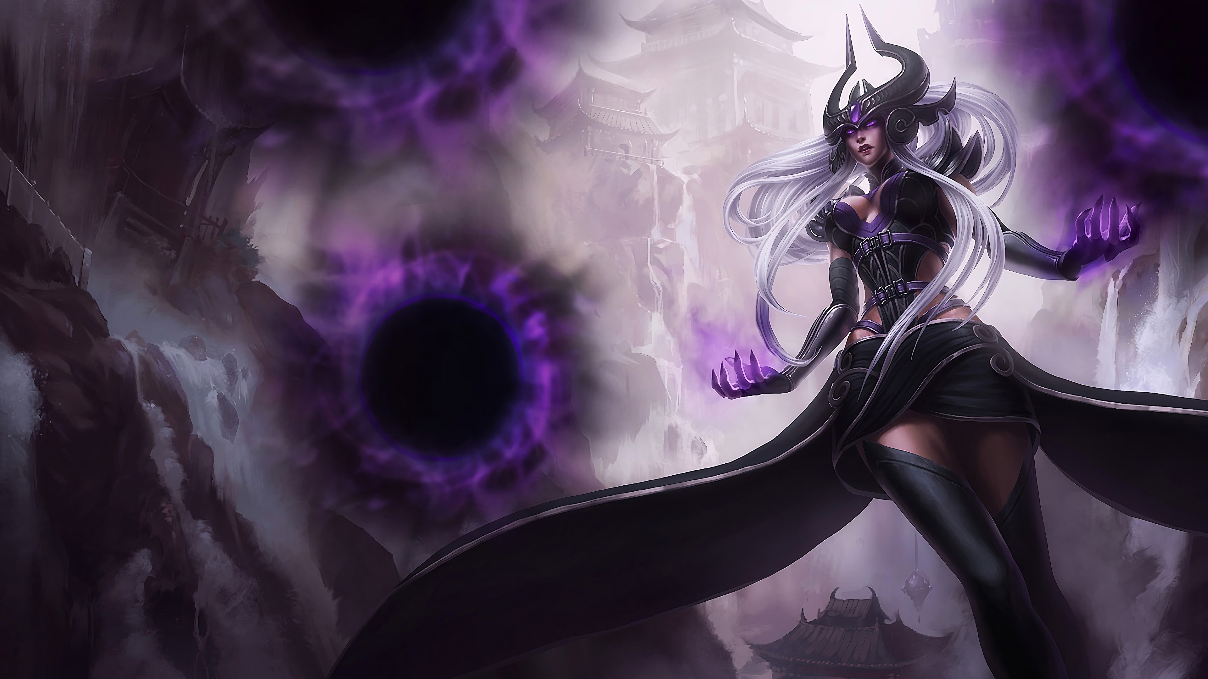 syndra lol splash art league of legends 1574100176