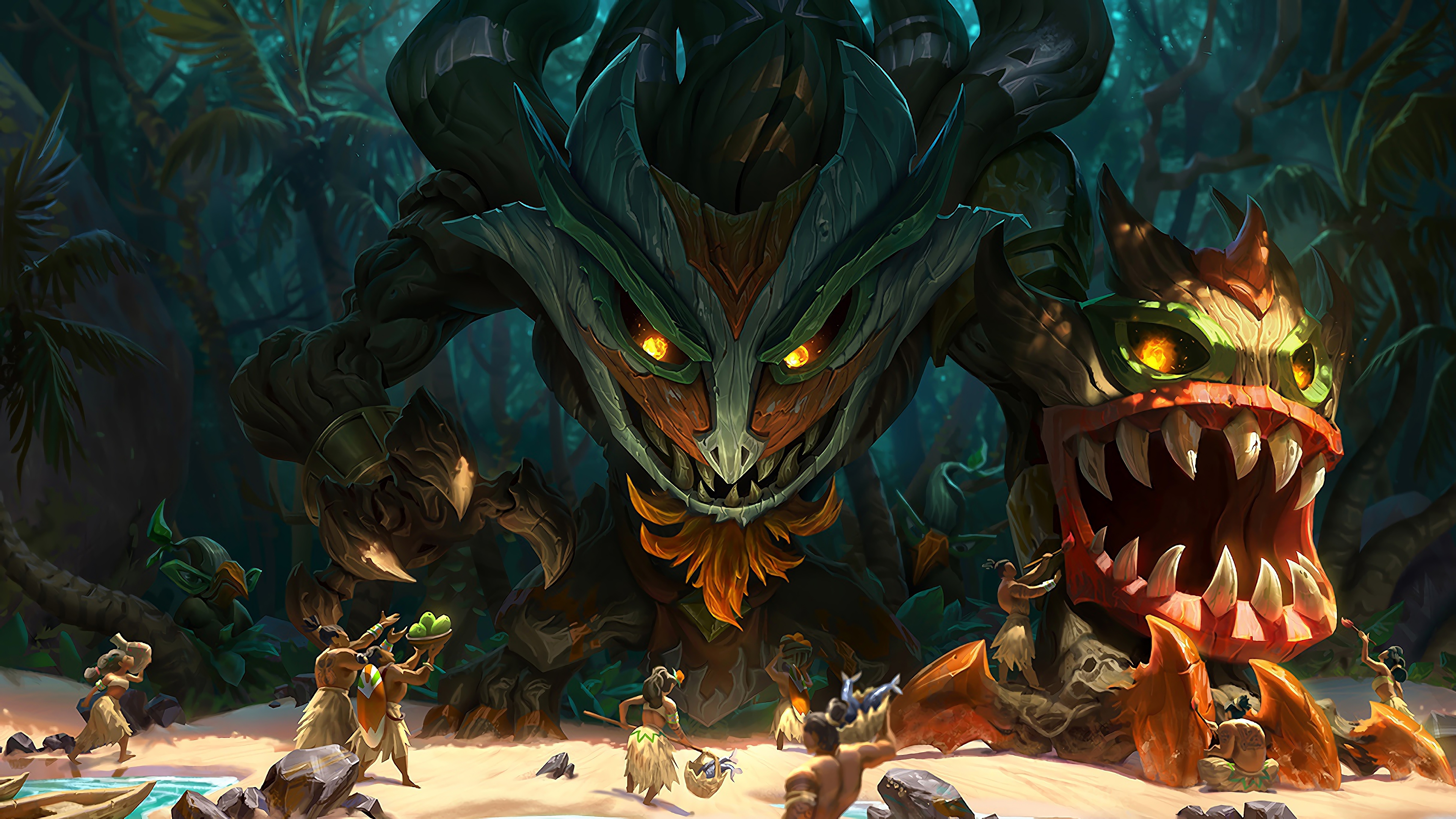 totemic maokai lol splash art league of legends lol 1574101752