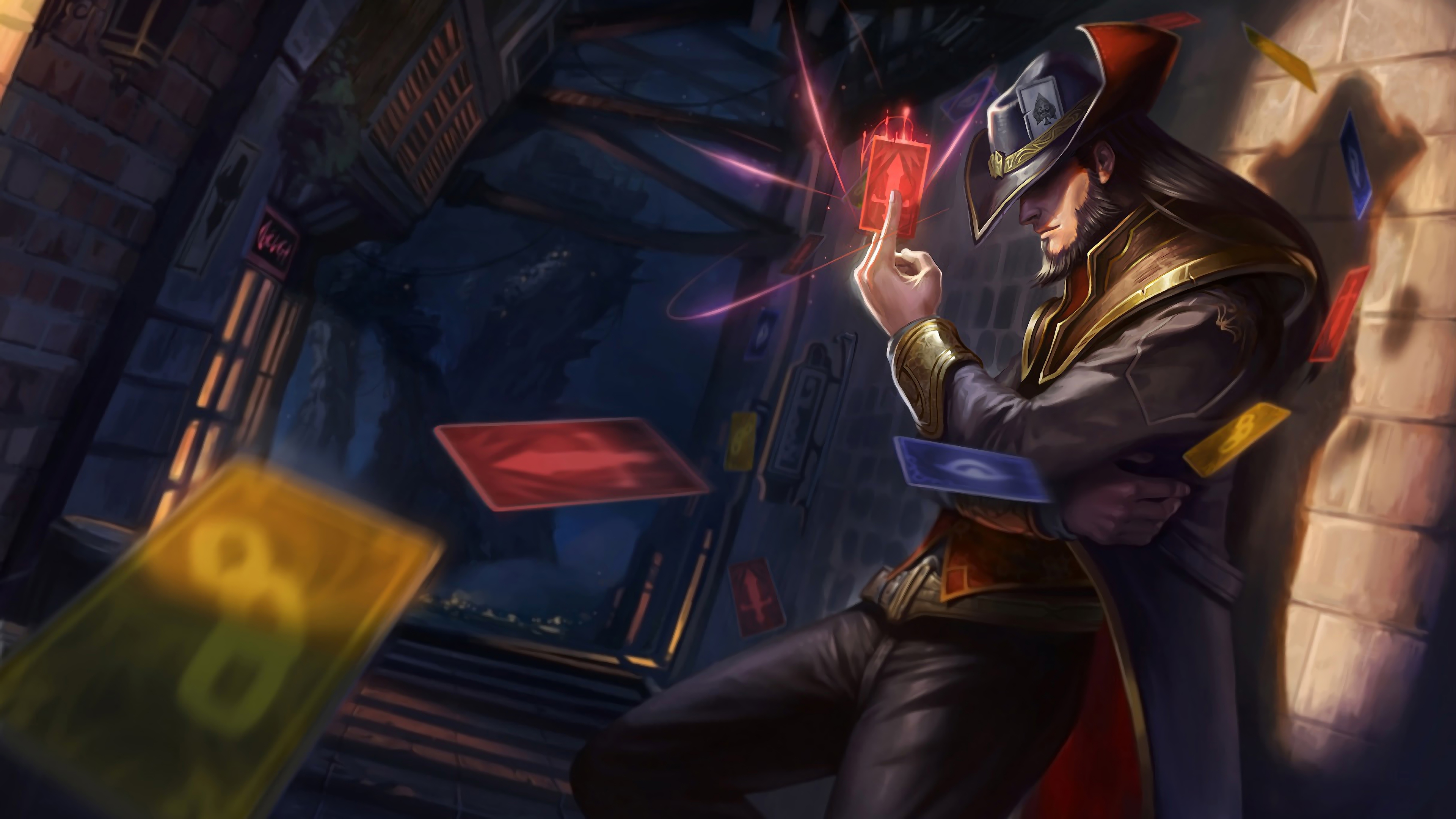 twisted fate lol splash art league of legends lol 1574101668