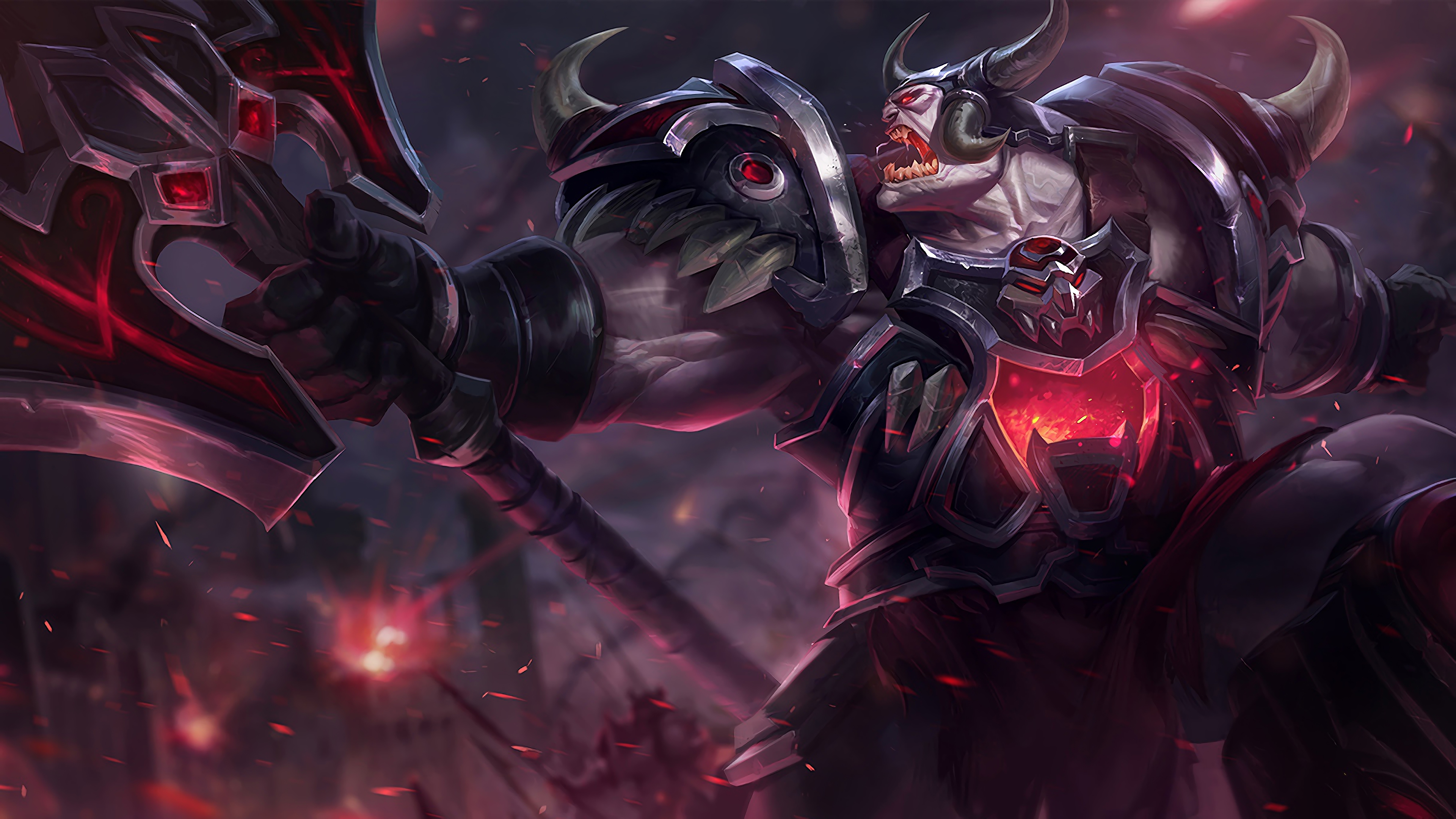 warmonger sion lol splash art league of legends 1574100432