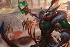 warring kingdoms azir lol splash art league of legends 1574100778