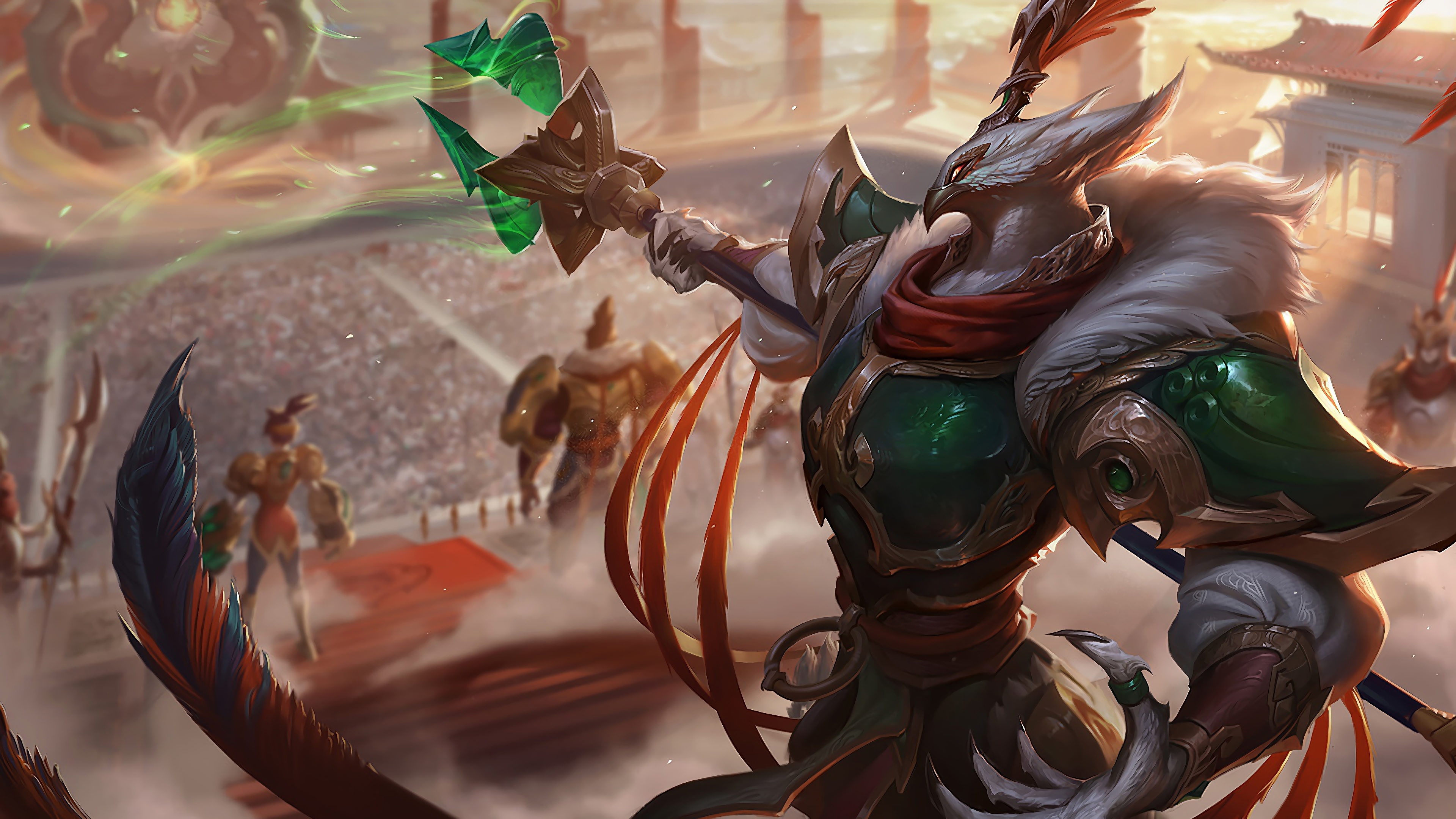 warring kingdoms azir lol splash art league of legends 1574100778