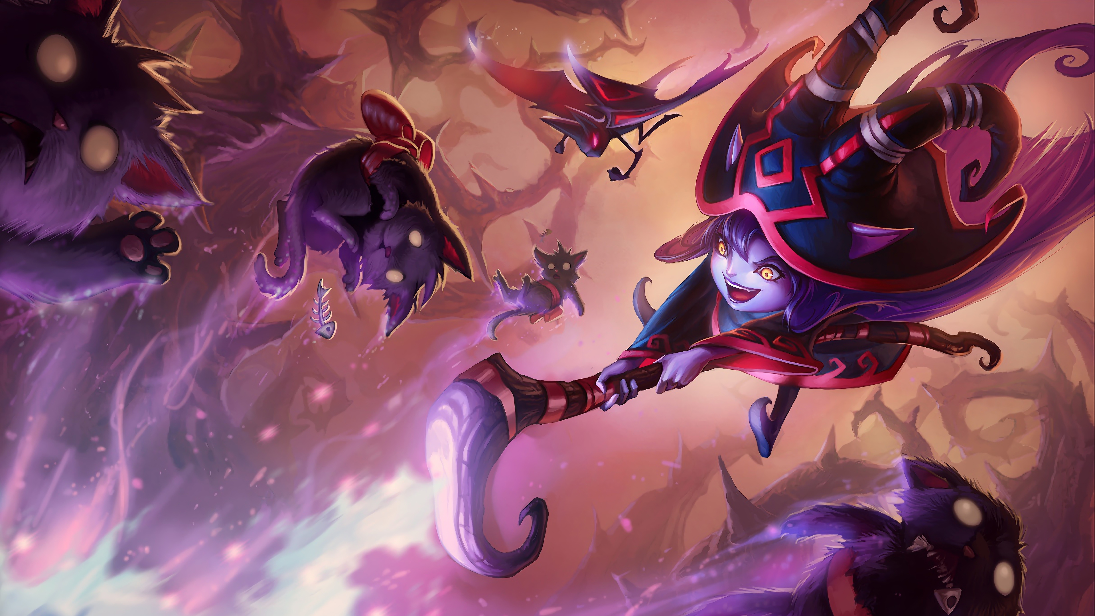 wicked lulu lol splash art league of legends 1574099490