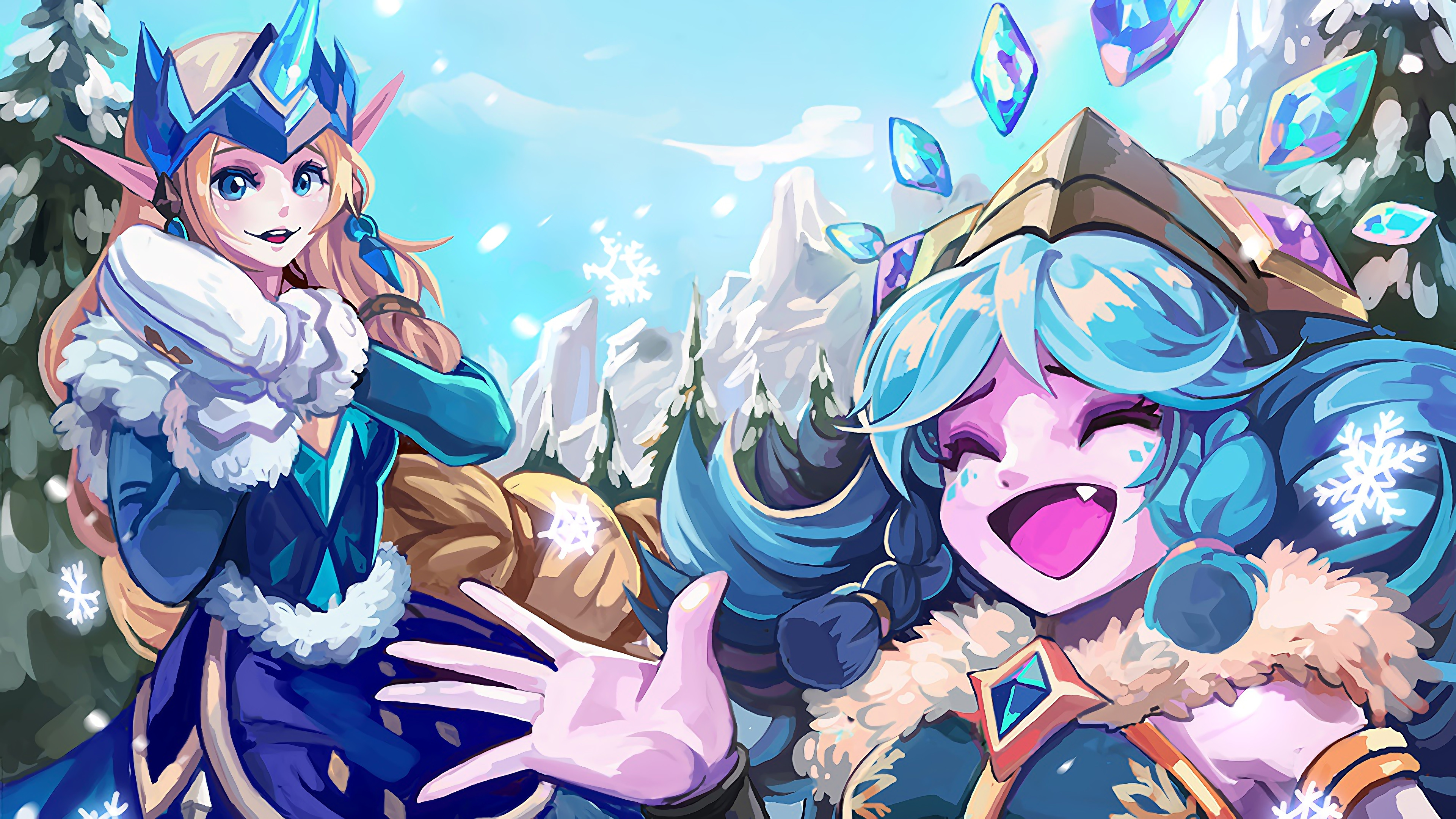 Winter Wonder Soraka Neeko LoL League of Legends lol Soraka, Snowdown