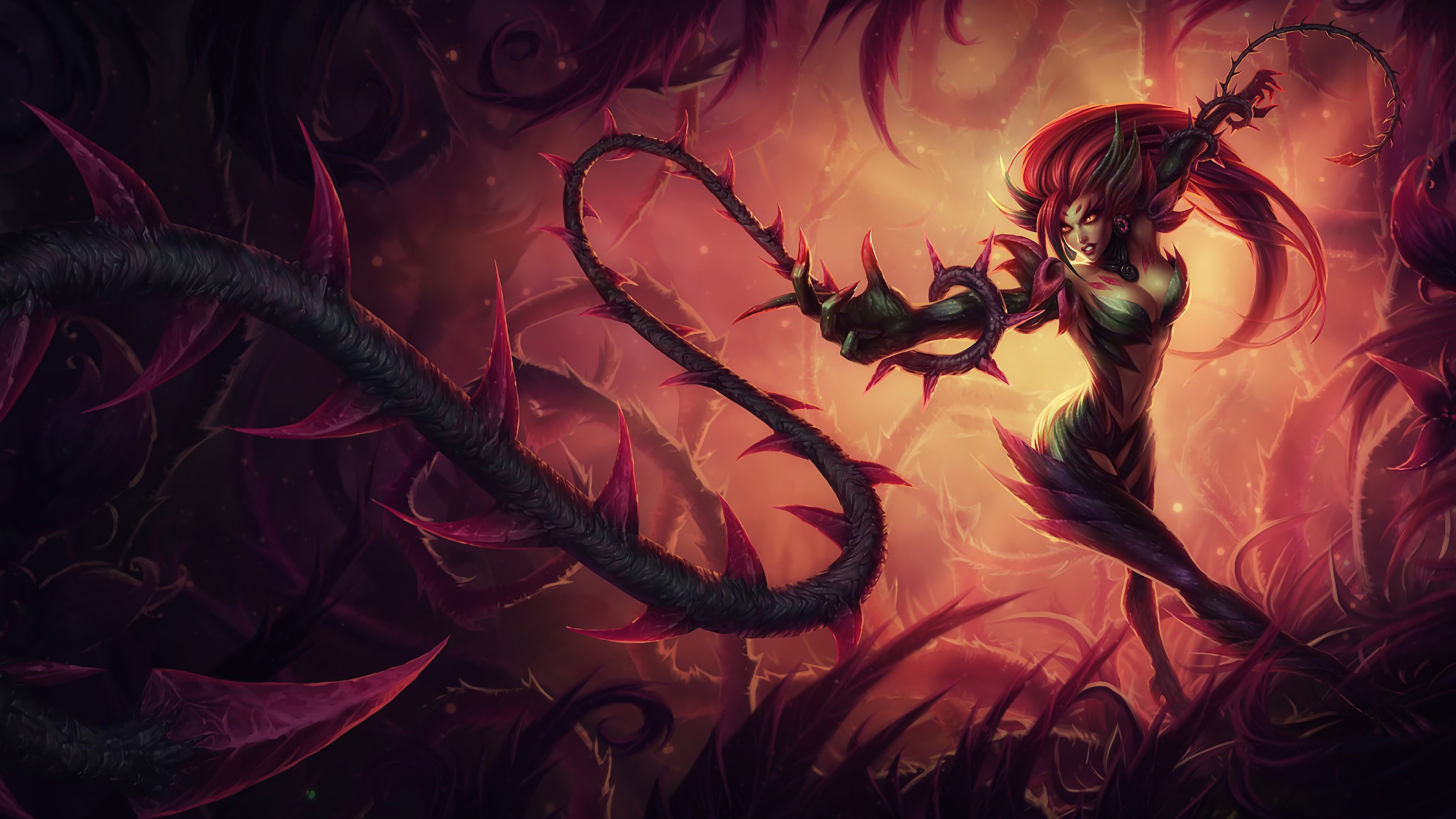 zyra lol splash art league of legends 1574099493