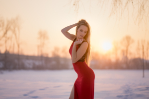 beauty in red dress 1575665086