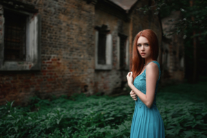 blue dress red hair 1575666022