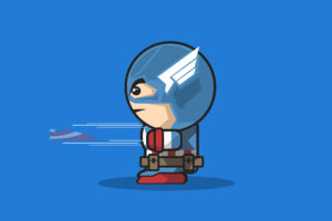 captain america cartoon minimal artwork 1576089840