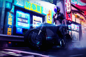 cyberpunk bike girl 1575661725