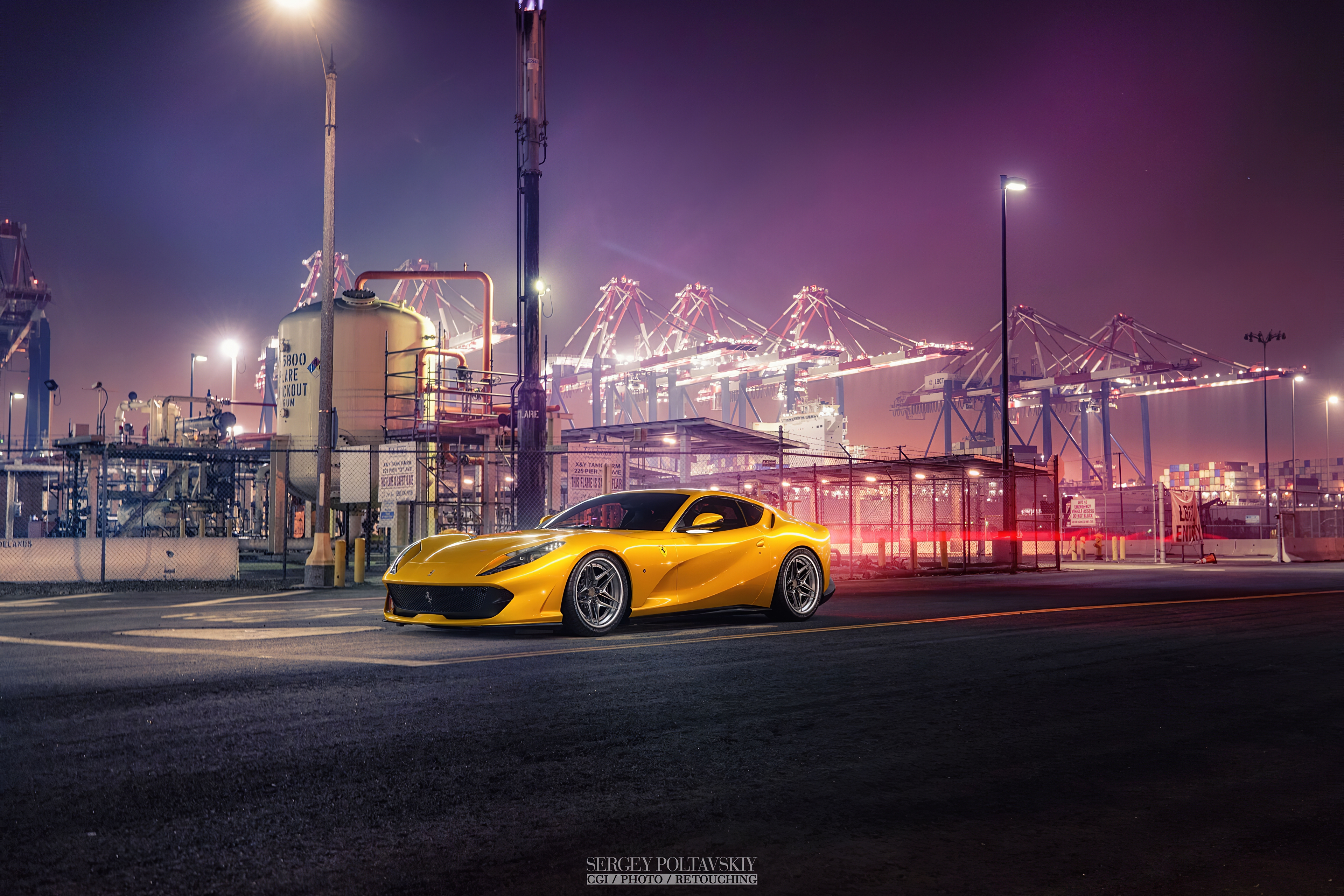 ferrari yellow art 1577653833