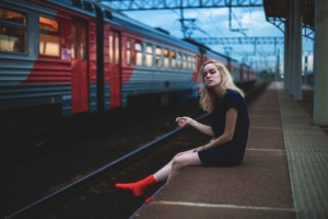 girl sitting on platform smoking 1575665764