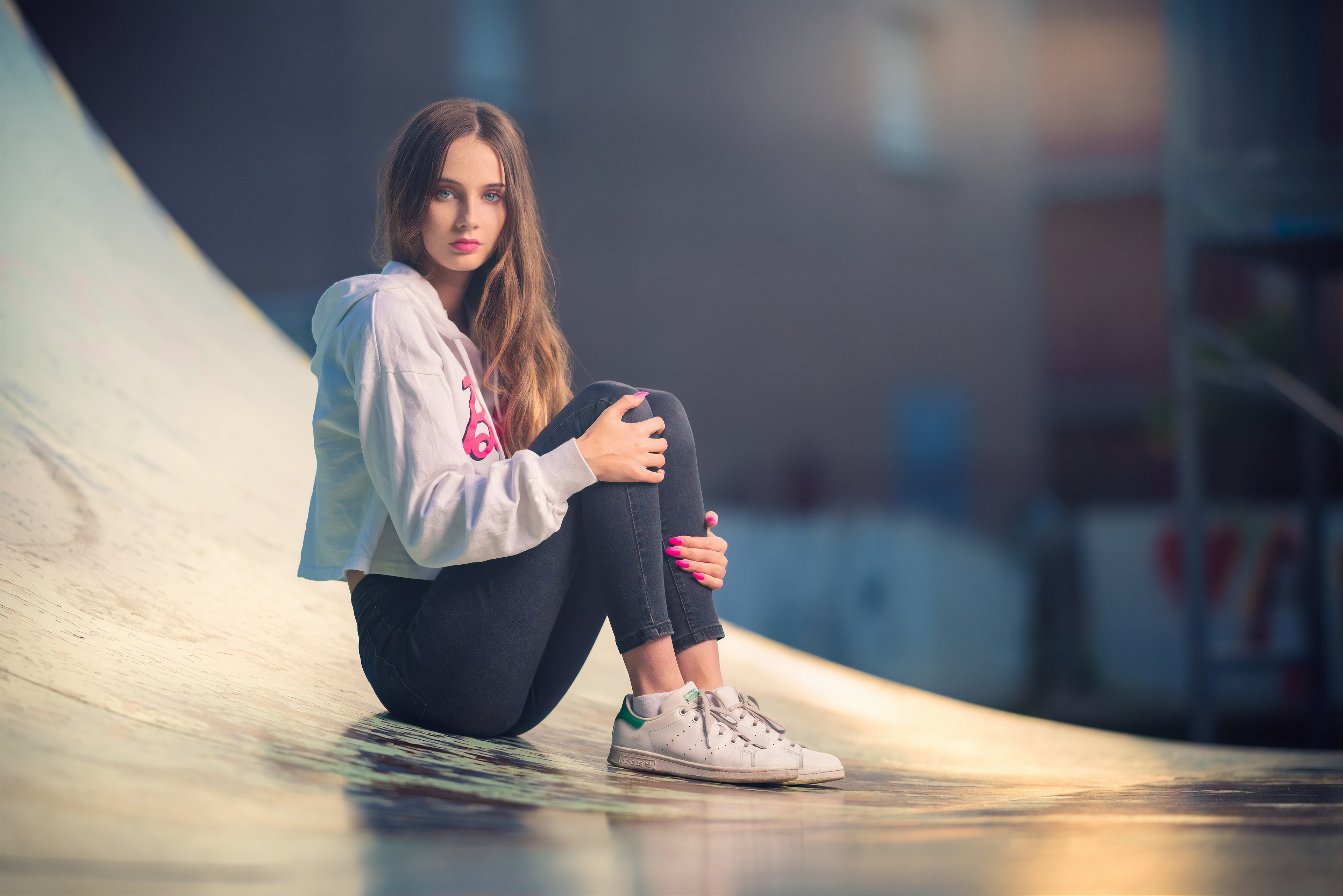 girl skate park looking at viewer 1575665748