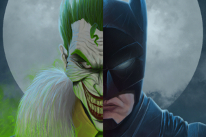 joker and bat artwork 1576086069