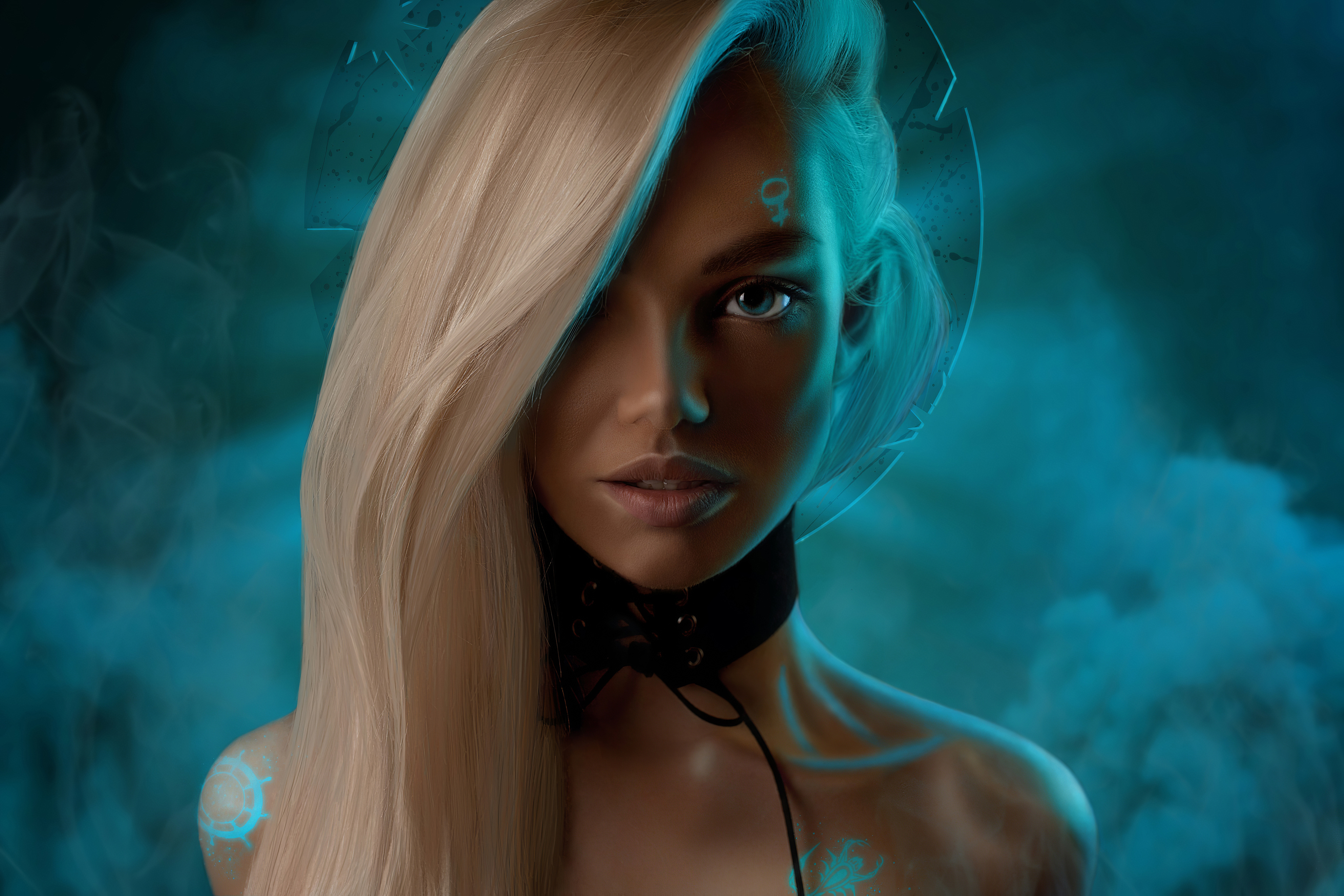 neon smoke women scifi 1575662694