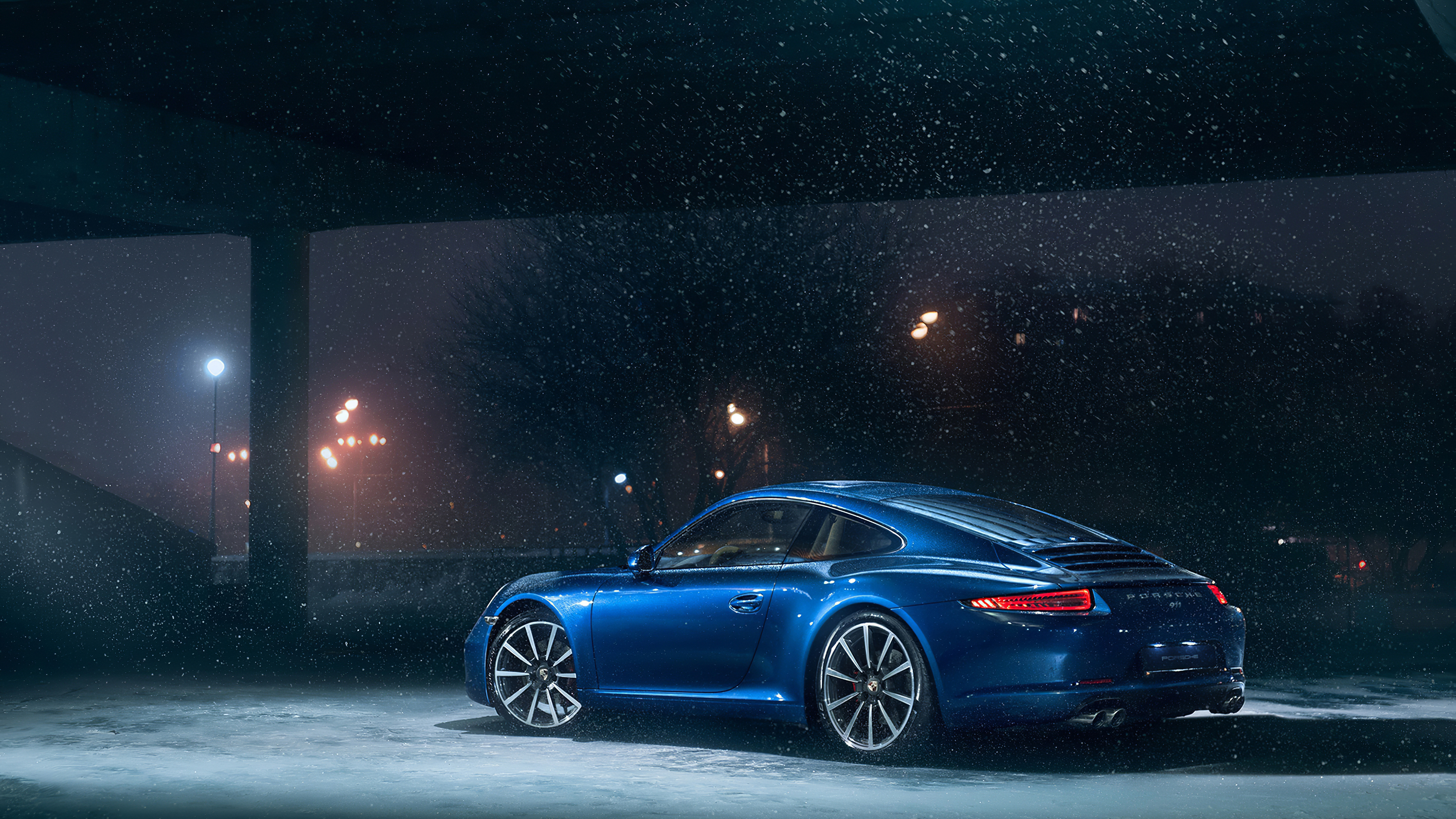 porsche 911 in snow 1577653837