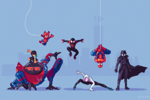 spider verse 8 bit art 1576090194