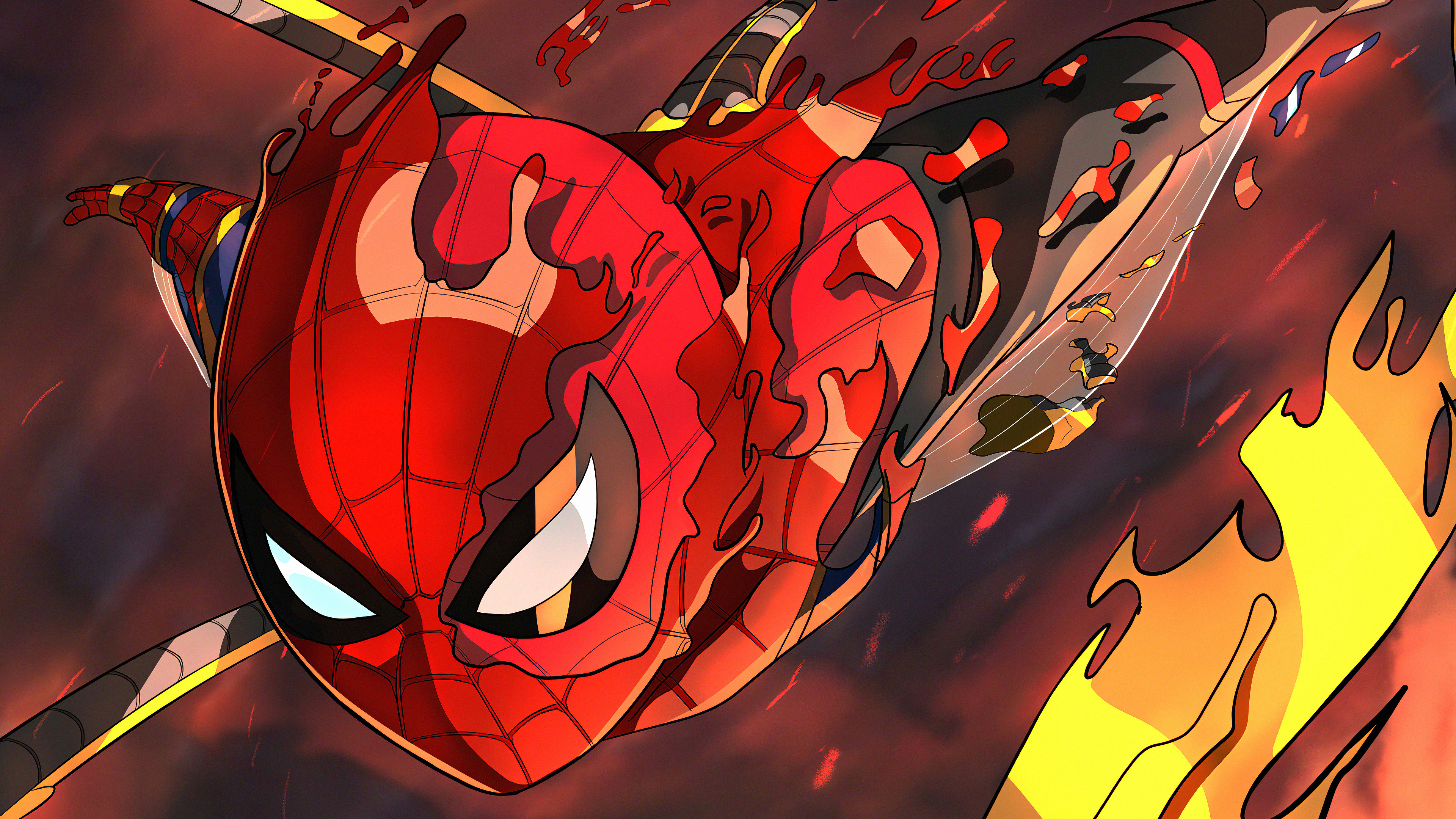 spidey burning 1576093348