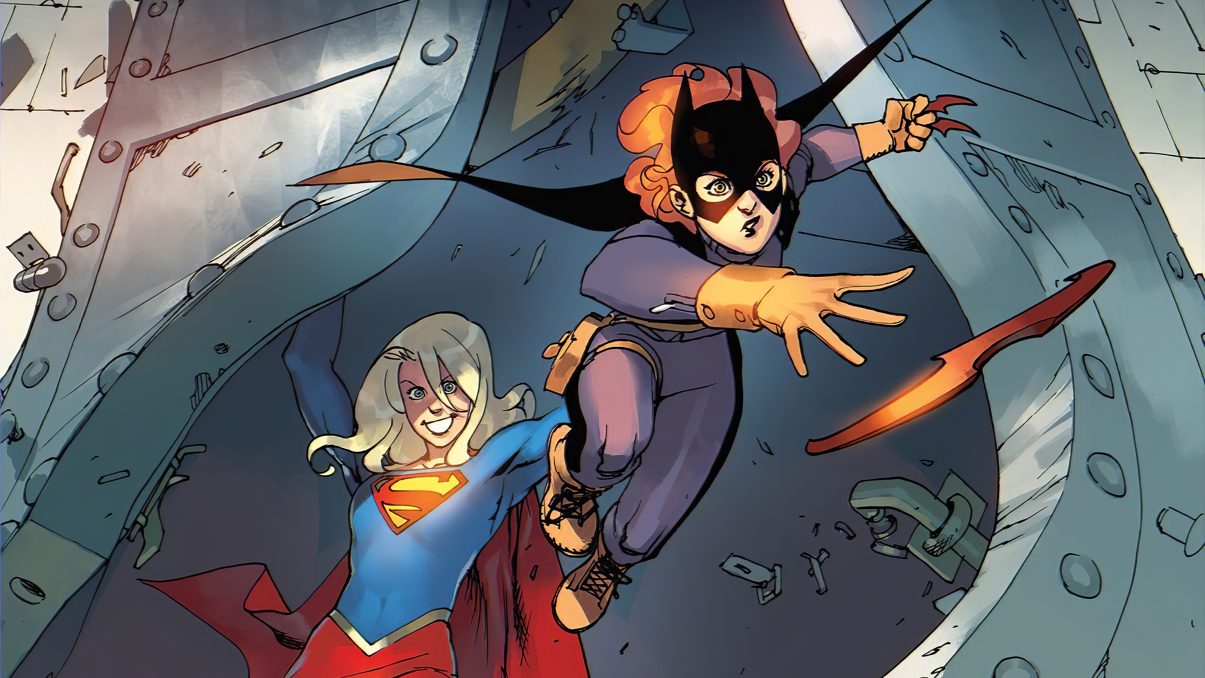 supergirl vs batwoman comic artwork 1576089847