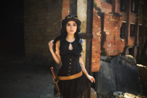 tatto hat girl in steampunk 1575664309