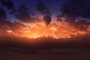 air balloons sunrise sky forest 1579381230