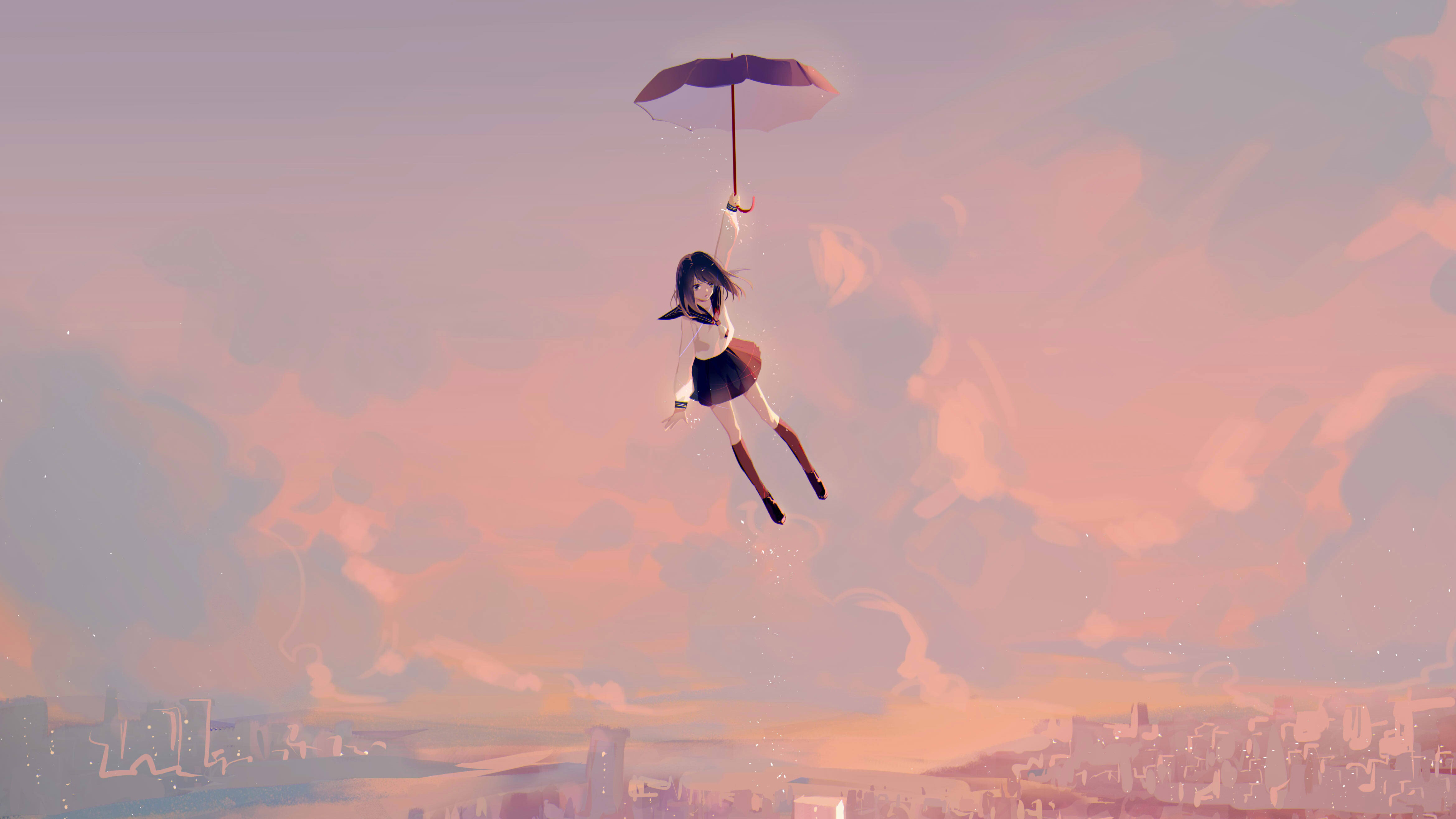 anime girl flying with umbrella 1578254320