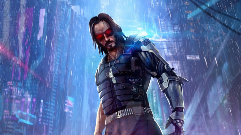 Cyberpunk 2077 Keanu Reeves Art