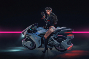 cyberpunk girl bike 1578254631