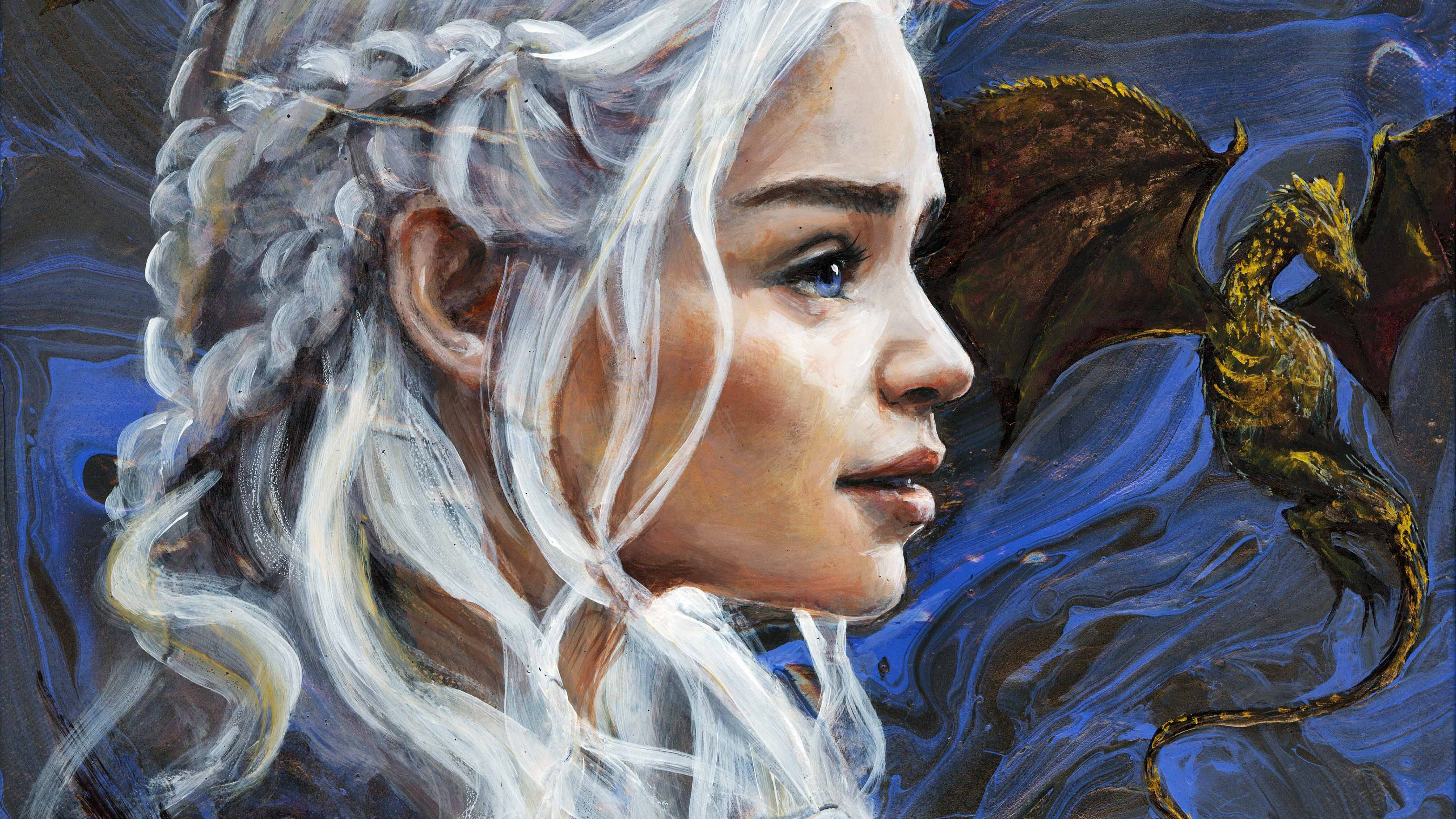 daenerys targayen artwork 5k 1577914855