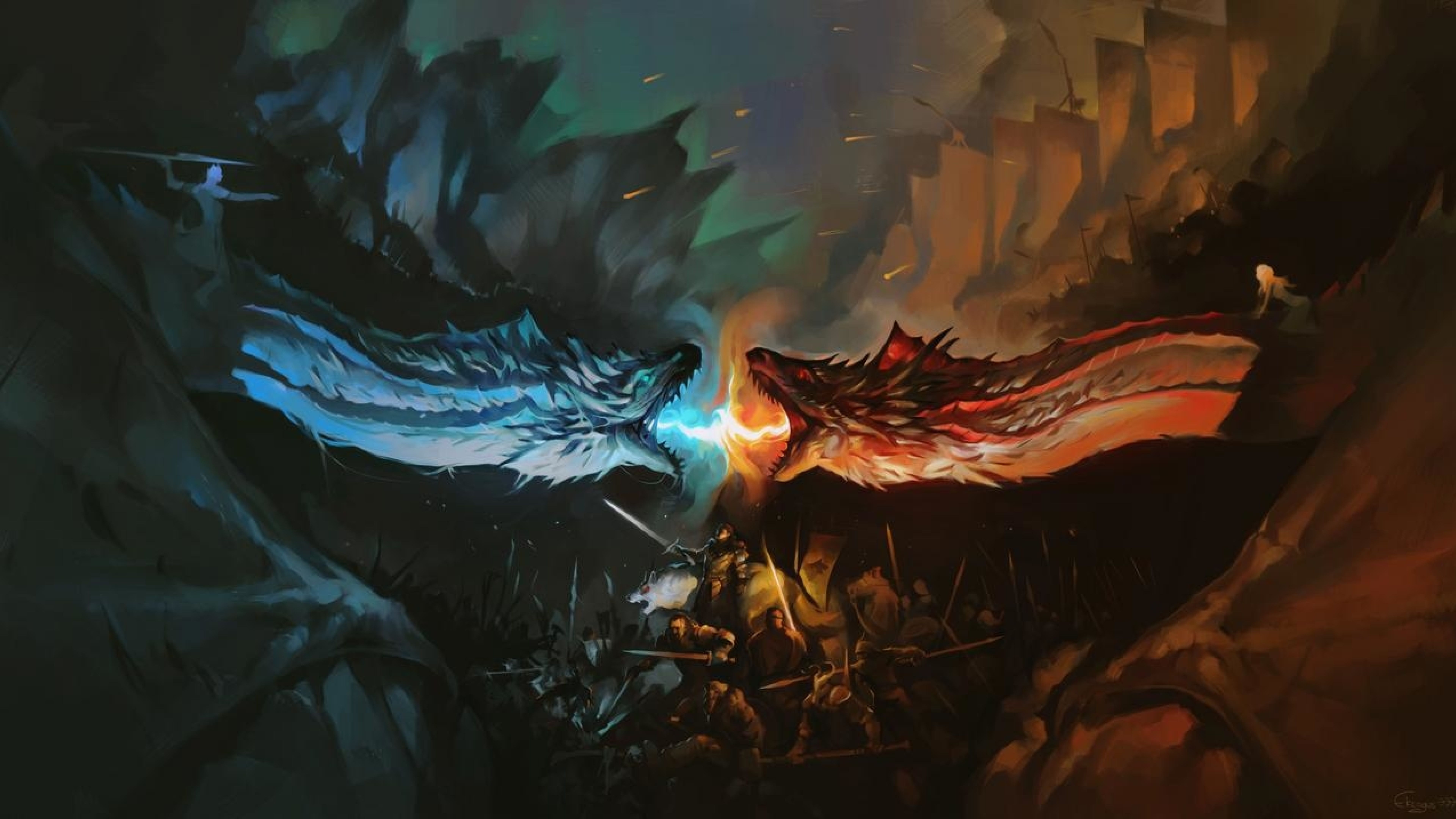 48 Game of Thrones Dragon Wallpaper  WallpaperSafari