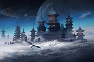 japanese castle fantasy sci fi 1579107935