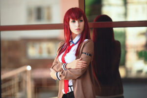 makise kurisu anime girl cosplay 1578254325