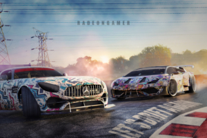 merceds amg and lambo drifting 3840x2160 1