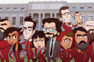 money heist cartoon 1578252524