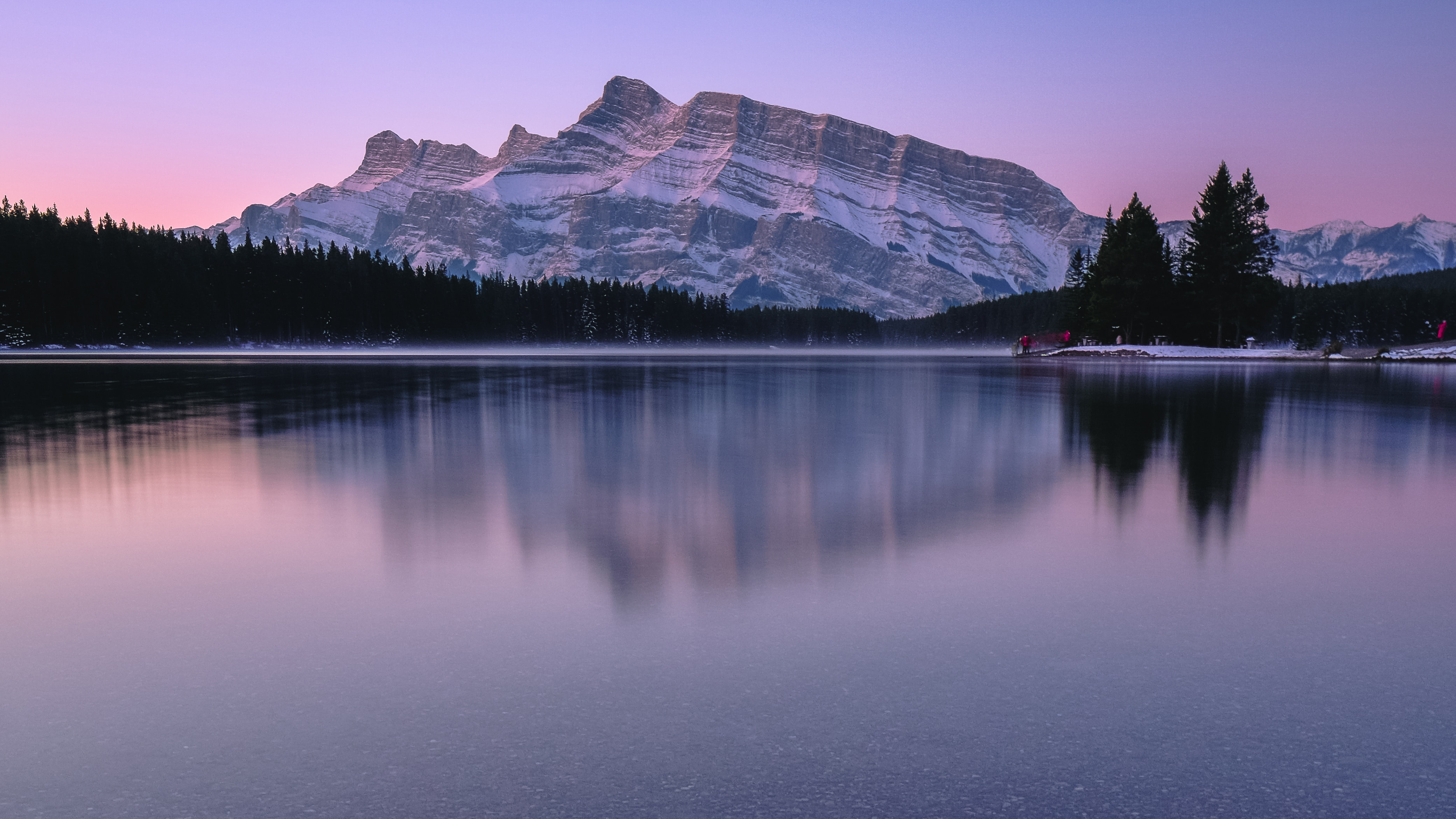 mountain reflection lake of water 1579381530