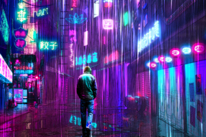 neon rainy lights cyberpunk 1578254593