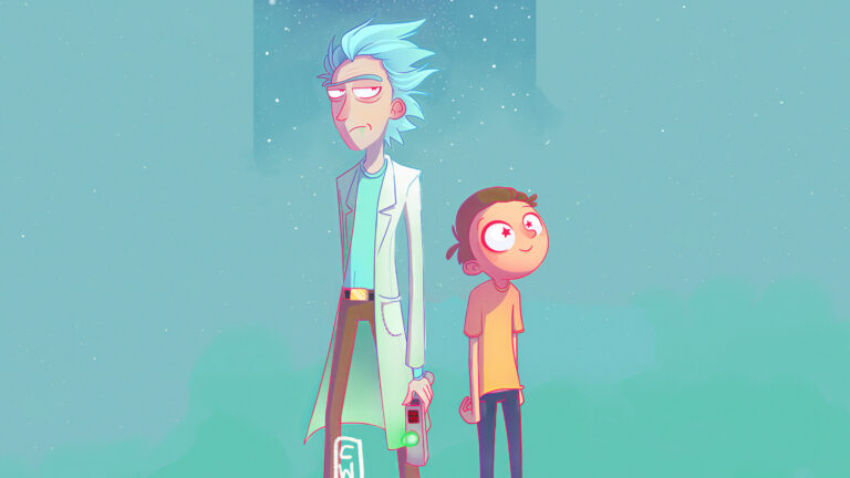 Rick And Morty Art Wallpaper 4K