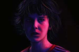 stranger things eleven fan art 1578251432