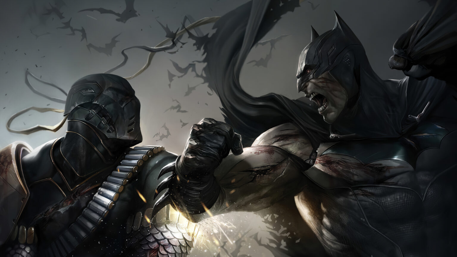 Deathstroke vs Batman