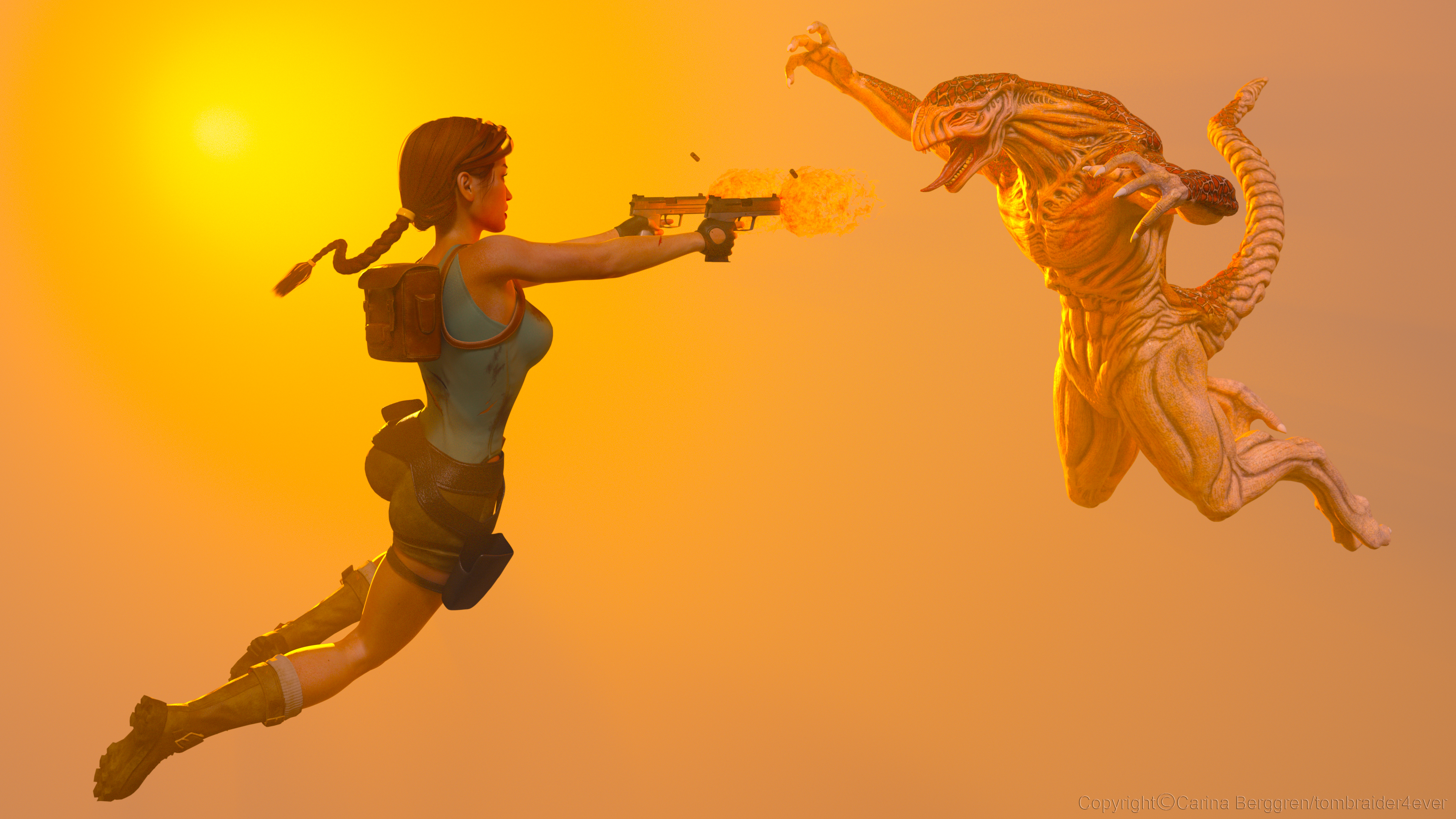 lara croft vs atlantis art 1581272982