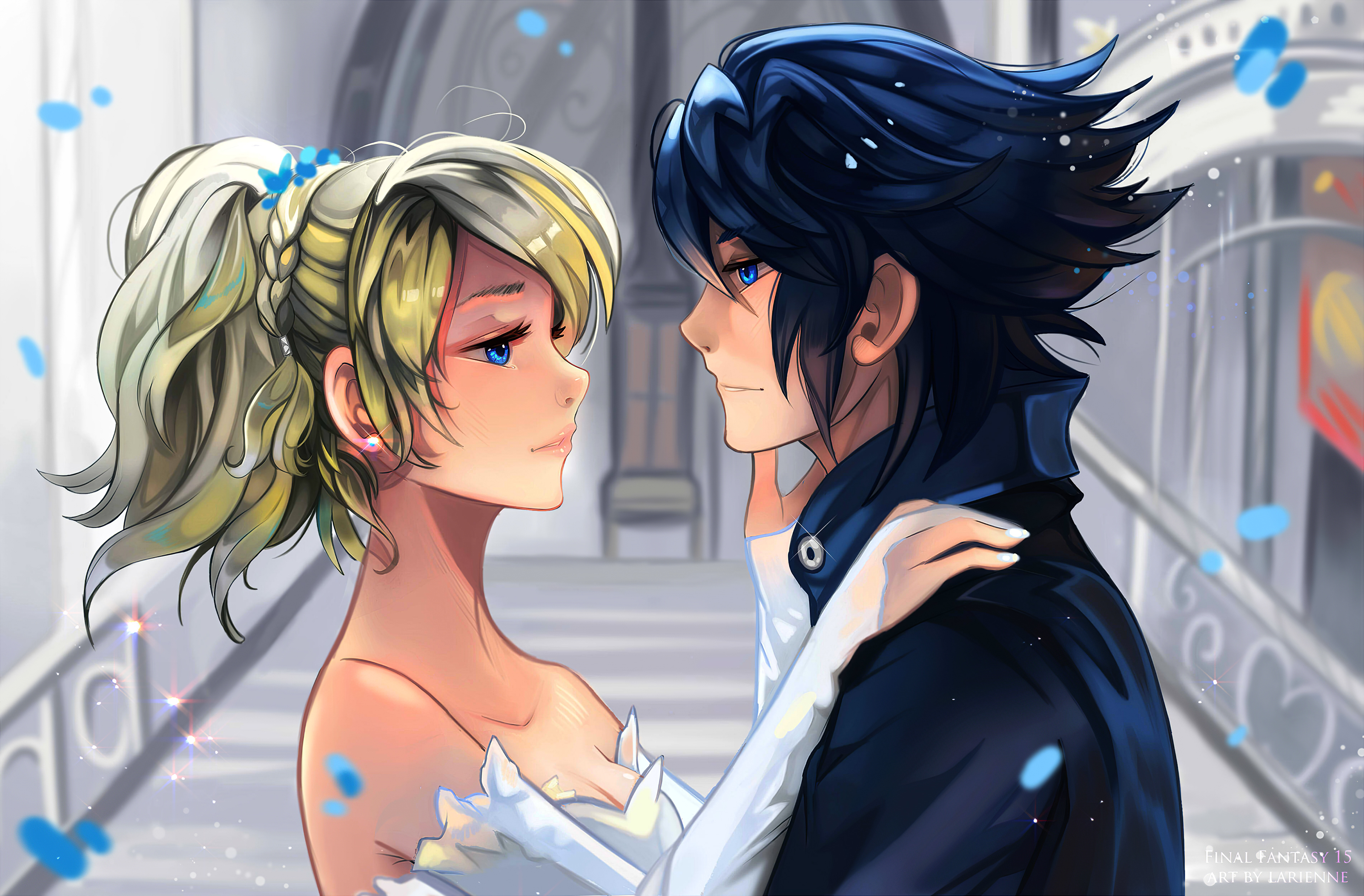 luna and noctis final fantasy 15 art 1581270820