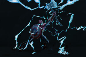 spiderman thor hammer art 1581355683