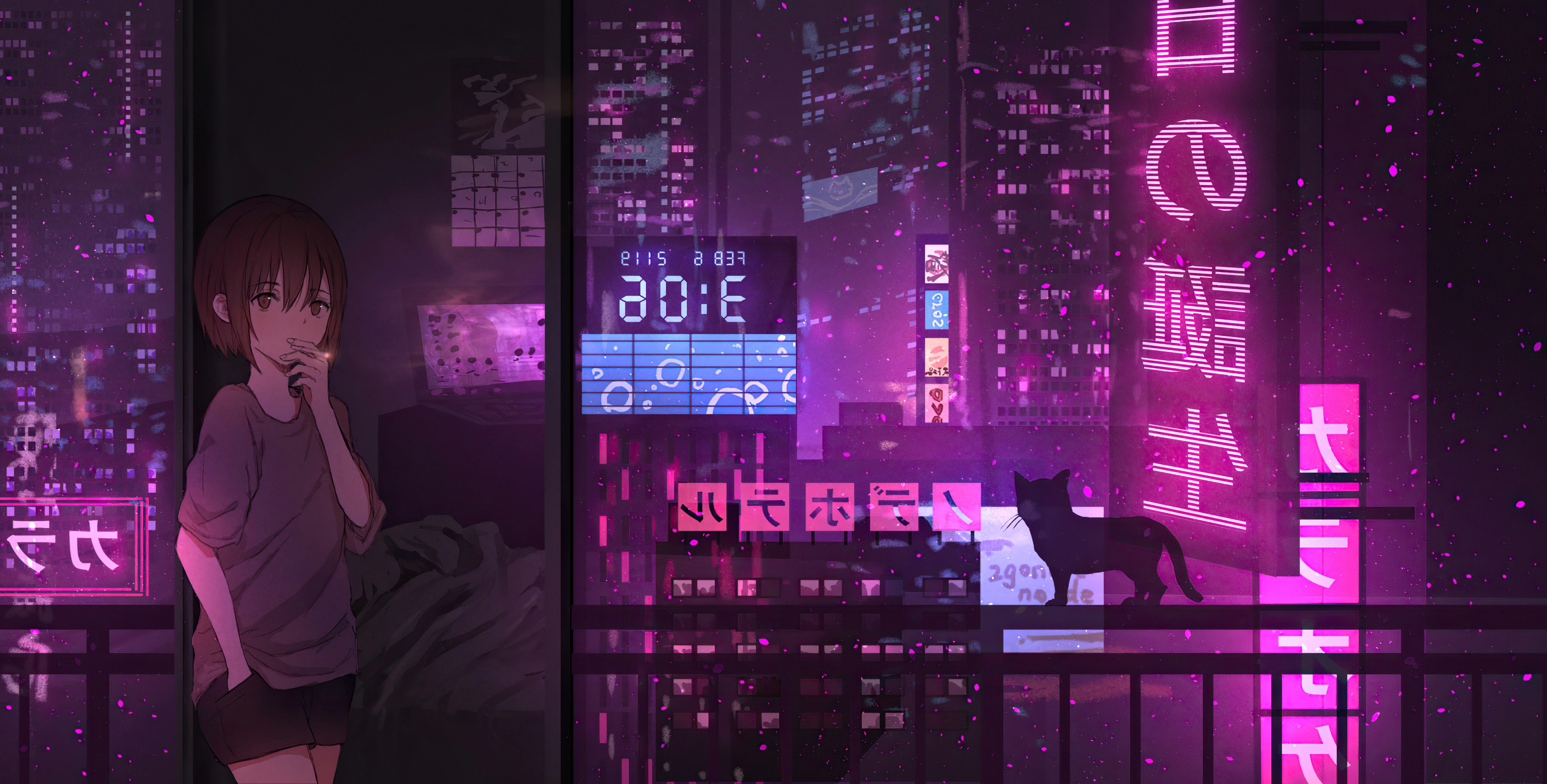 Anime Neon In 3D Computer Wallpapers, Desktop Backgrounds ... Desktop  Background