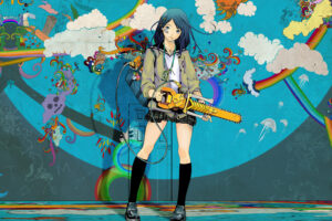 anime girl with chainsaw 1596919733