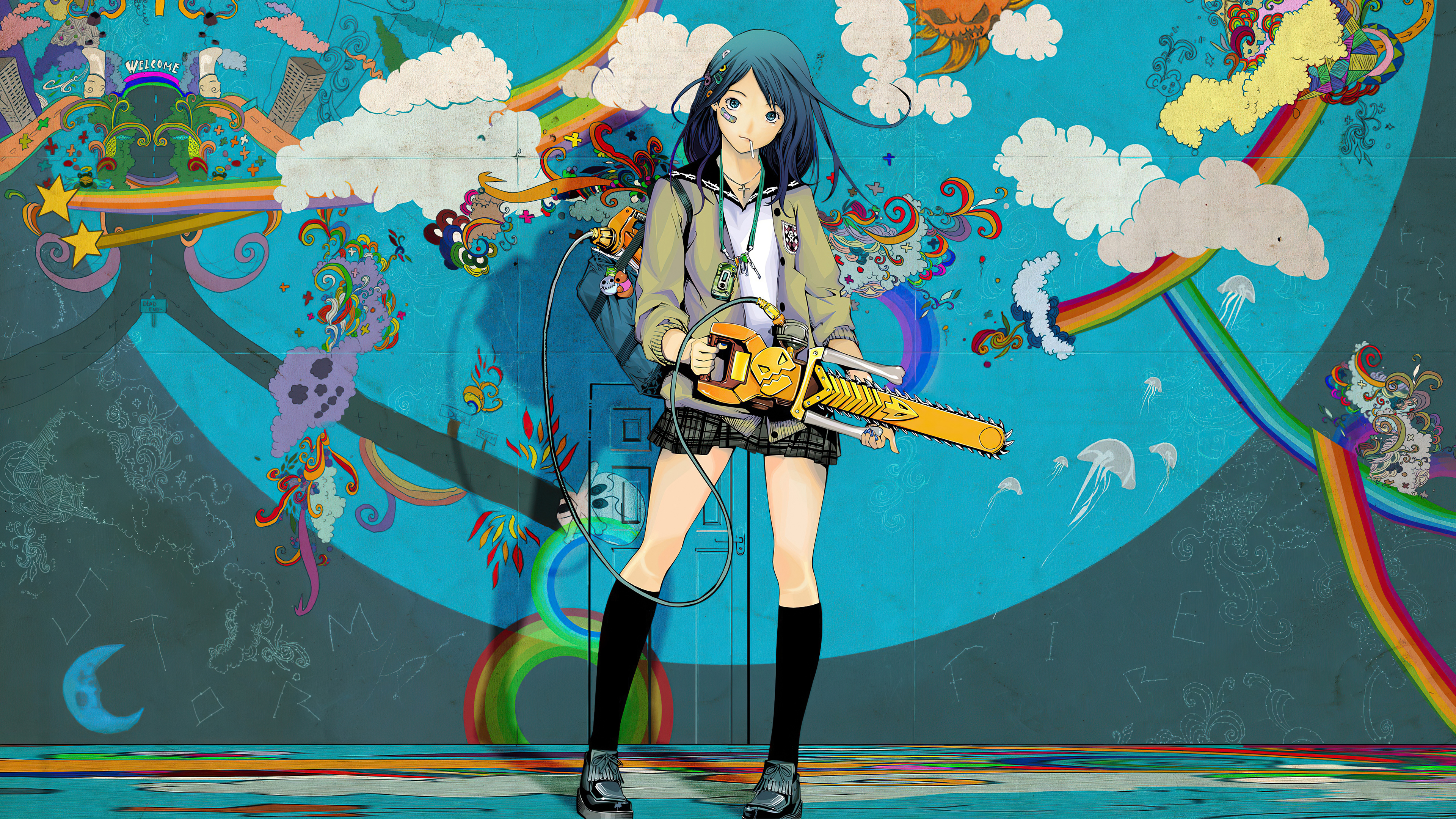 anime girl with chainsaw 1596919733