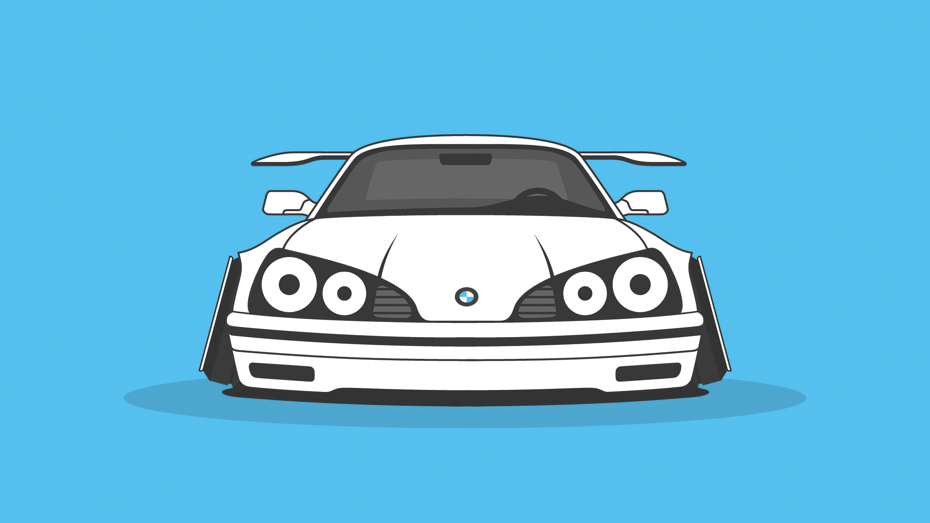 bmw illustration 4k 1596906563