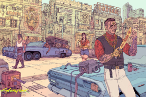 cyberpunk 2077 crime city art 1596990242