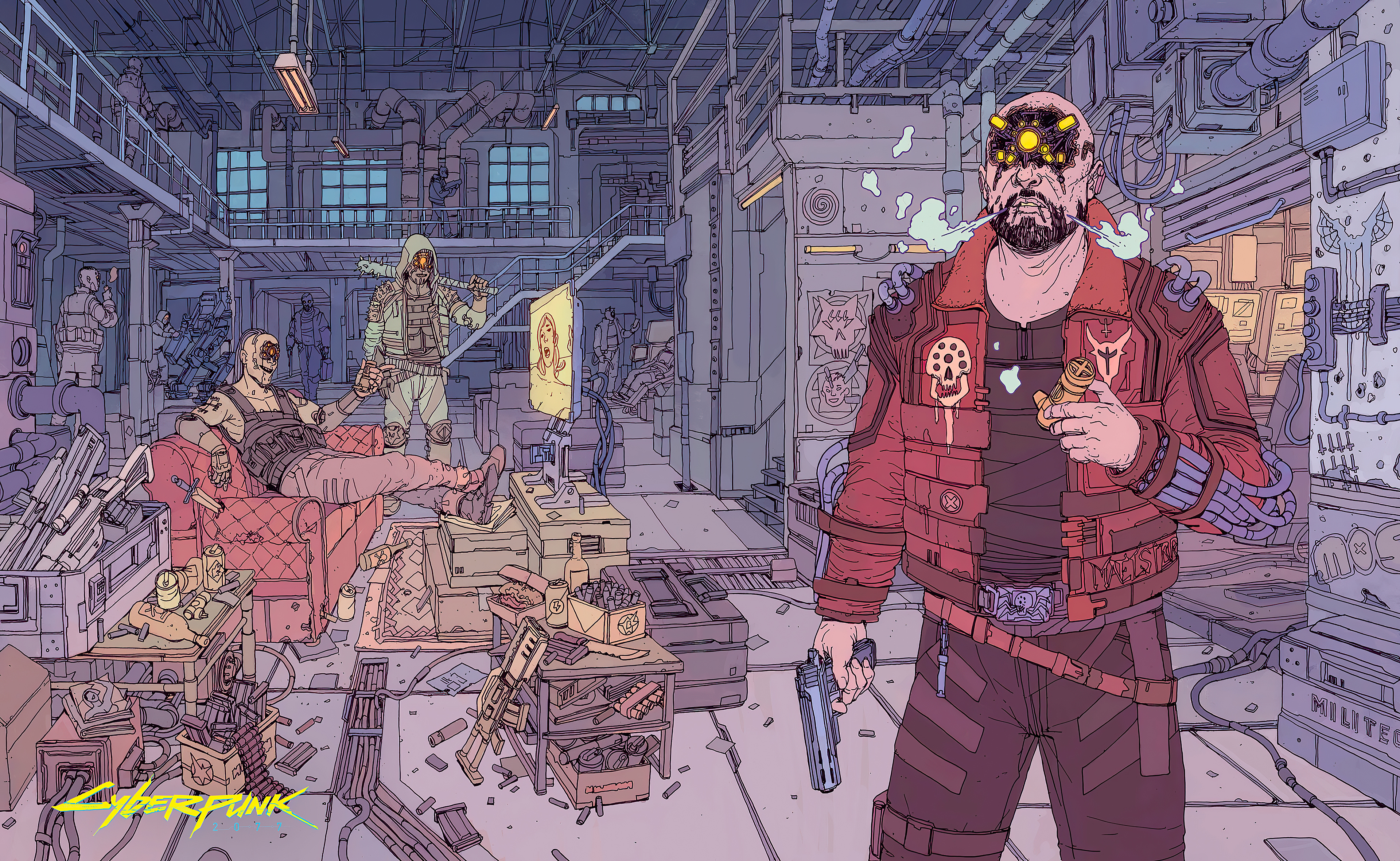 cyberpunk 2077 game captain art 1596990254